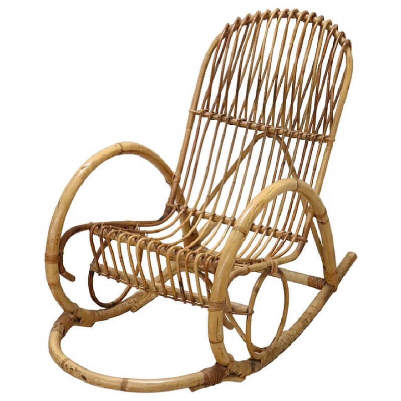 Bamboo rocking chair 1078820