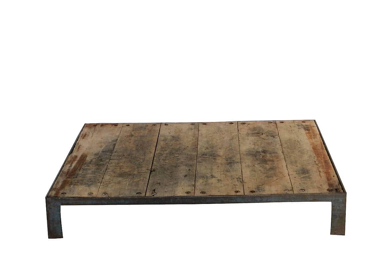 Industrial platform, made of iron and wood, 1960s 1078896