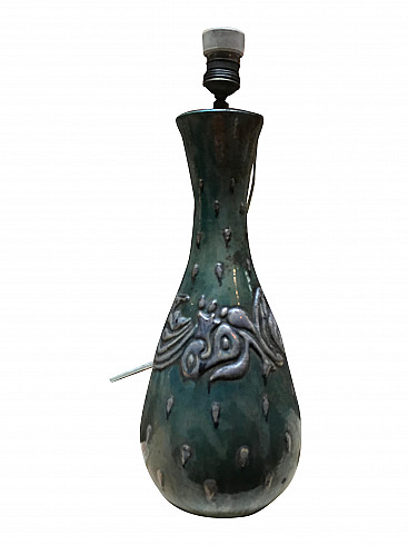 Ceramic table lamp, Pietro Melandri