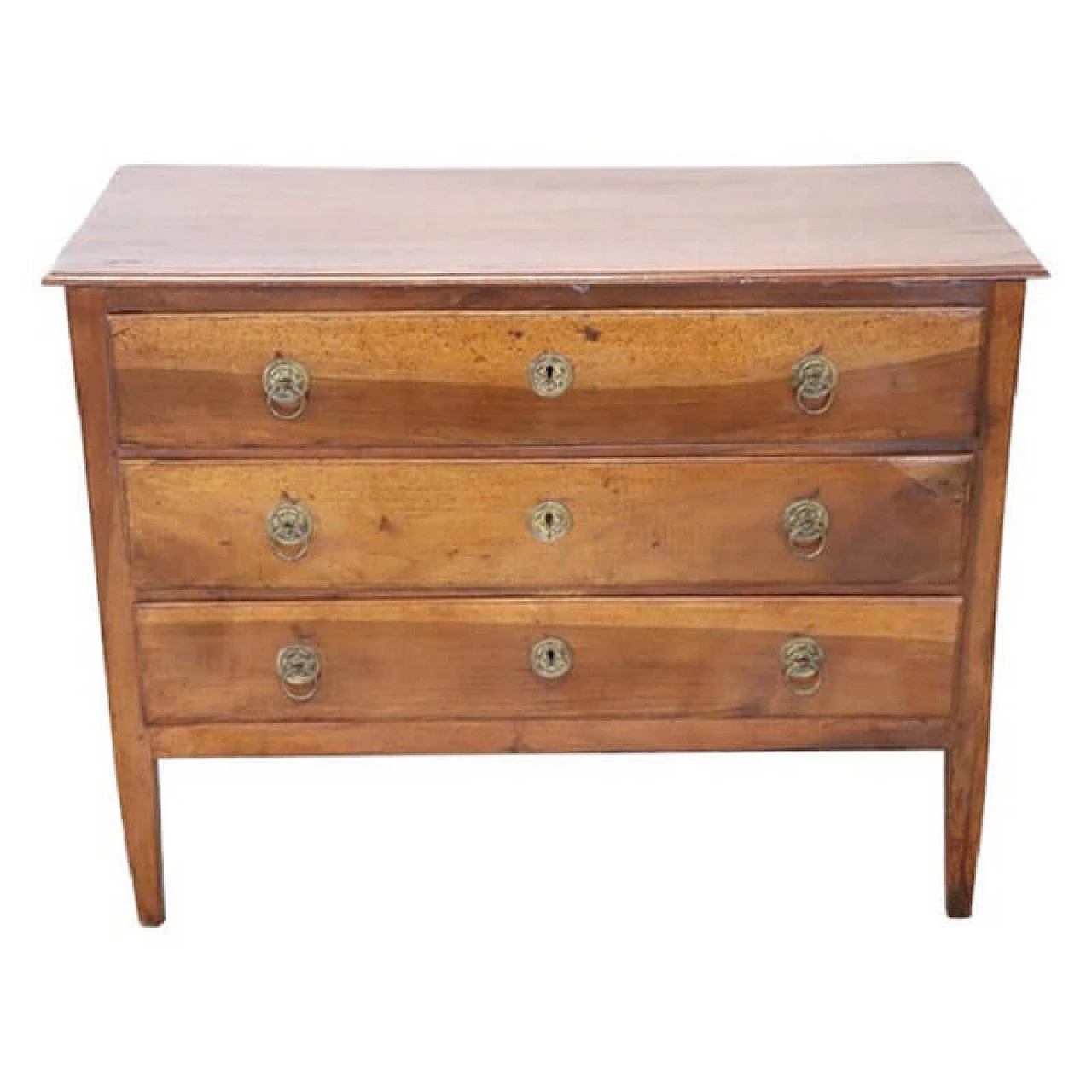 Comò antico in noce massello epoca Luigi XVI secolo XVIII 1079016