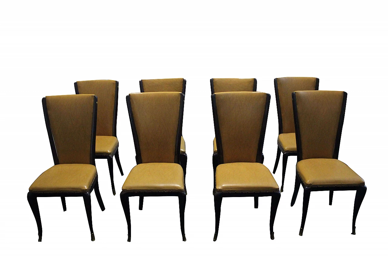 Set di 8 sedie di Jannace & Kovacs, anni '50 1079080