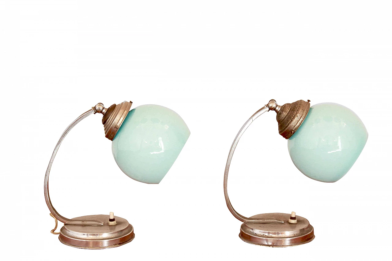 Pair of art deco lamps from the 30's 1079229