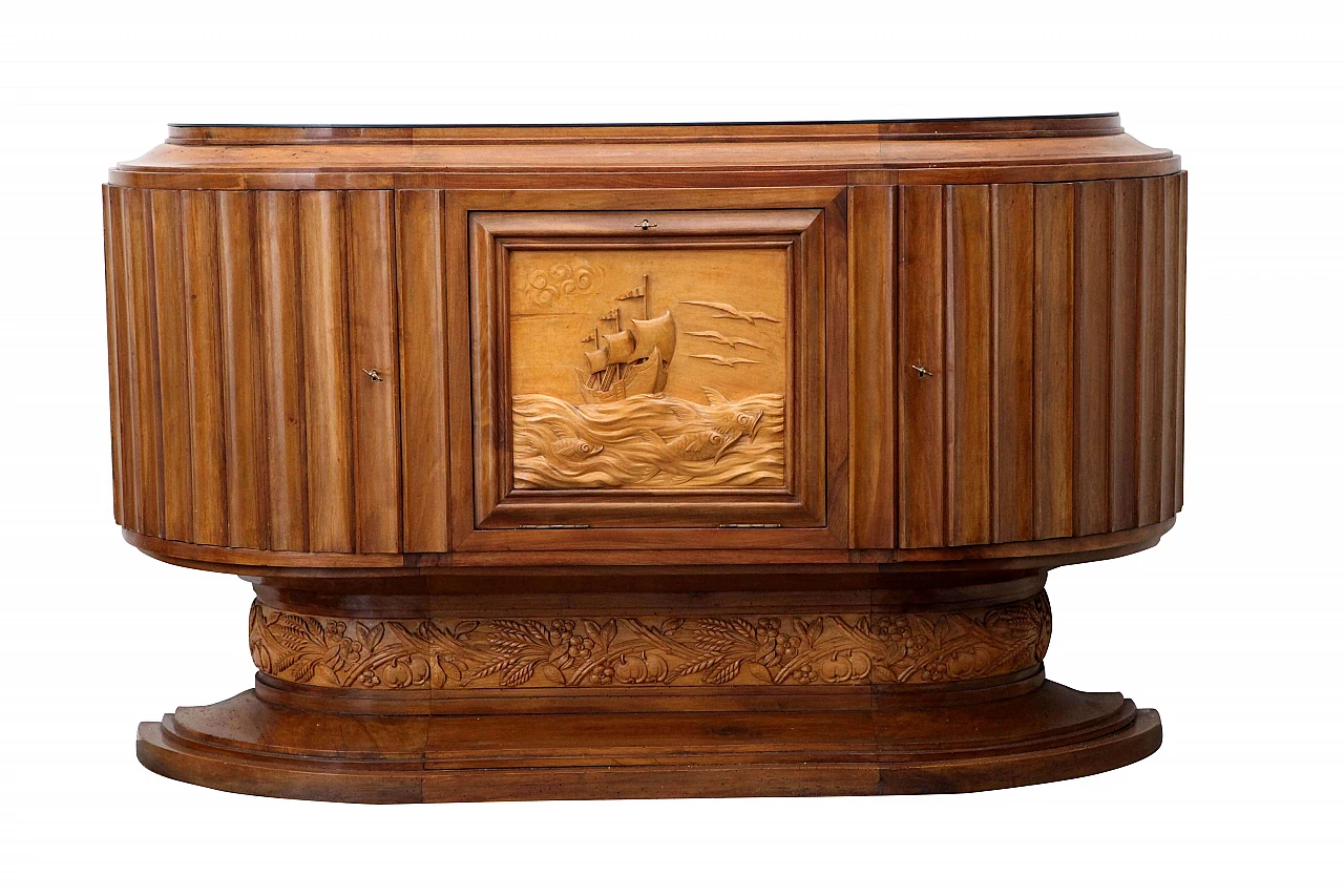 Credenza in ciliegio, anni '40 1079425