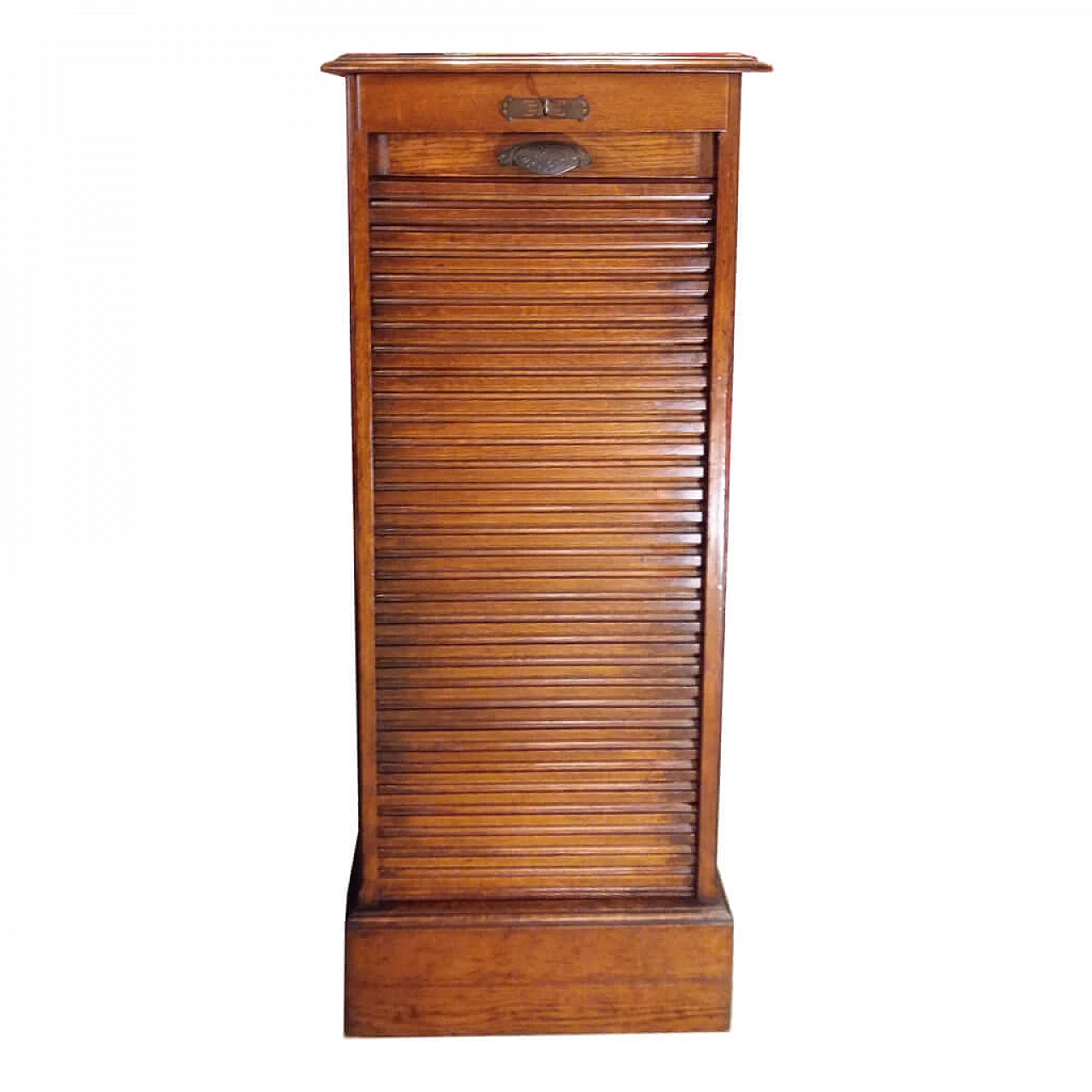 Mobile da ufficio in rovere, con serrandina. 1079507