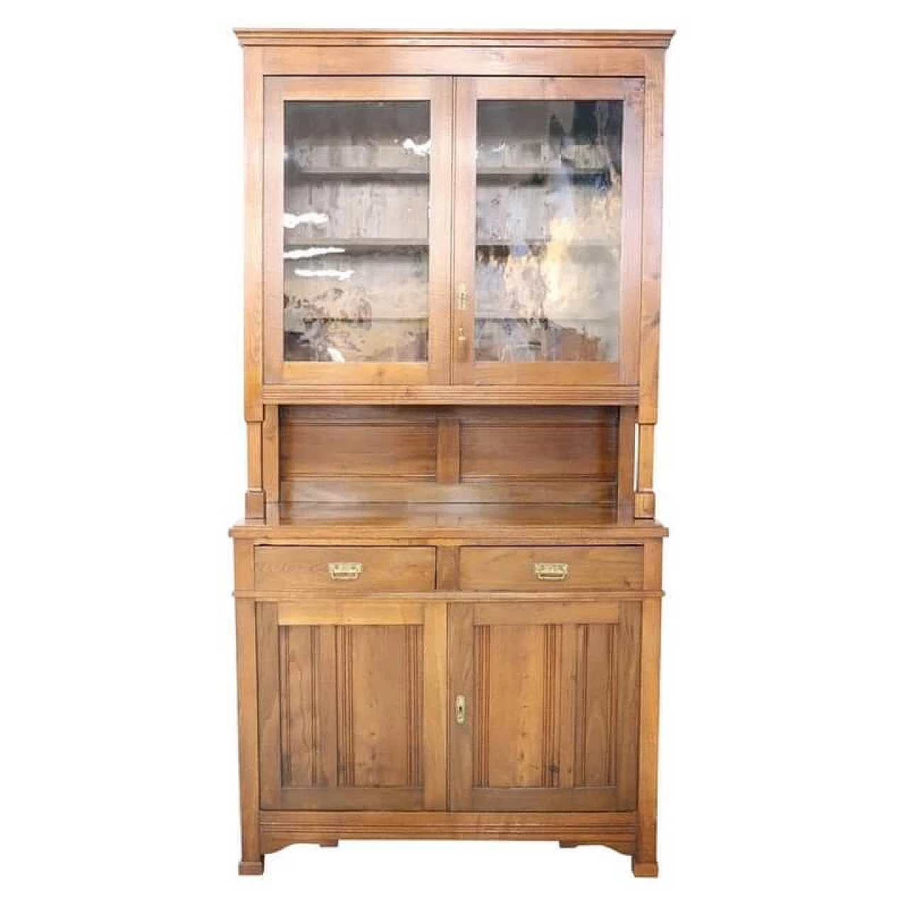 Credenza antica in rovere massello, epoca liberty, primi decenni sec XX 1079643