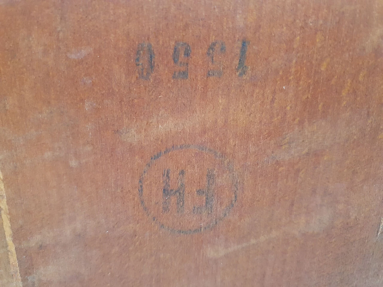 Sedia danese di Fritz Hansen , legno teak, anni '50 1079921