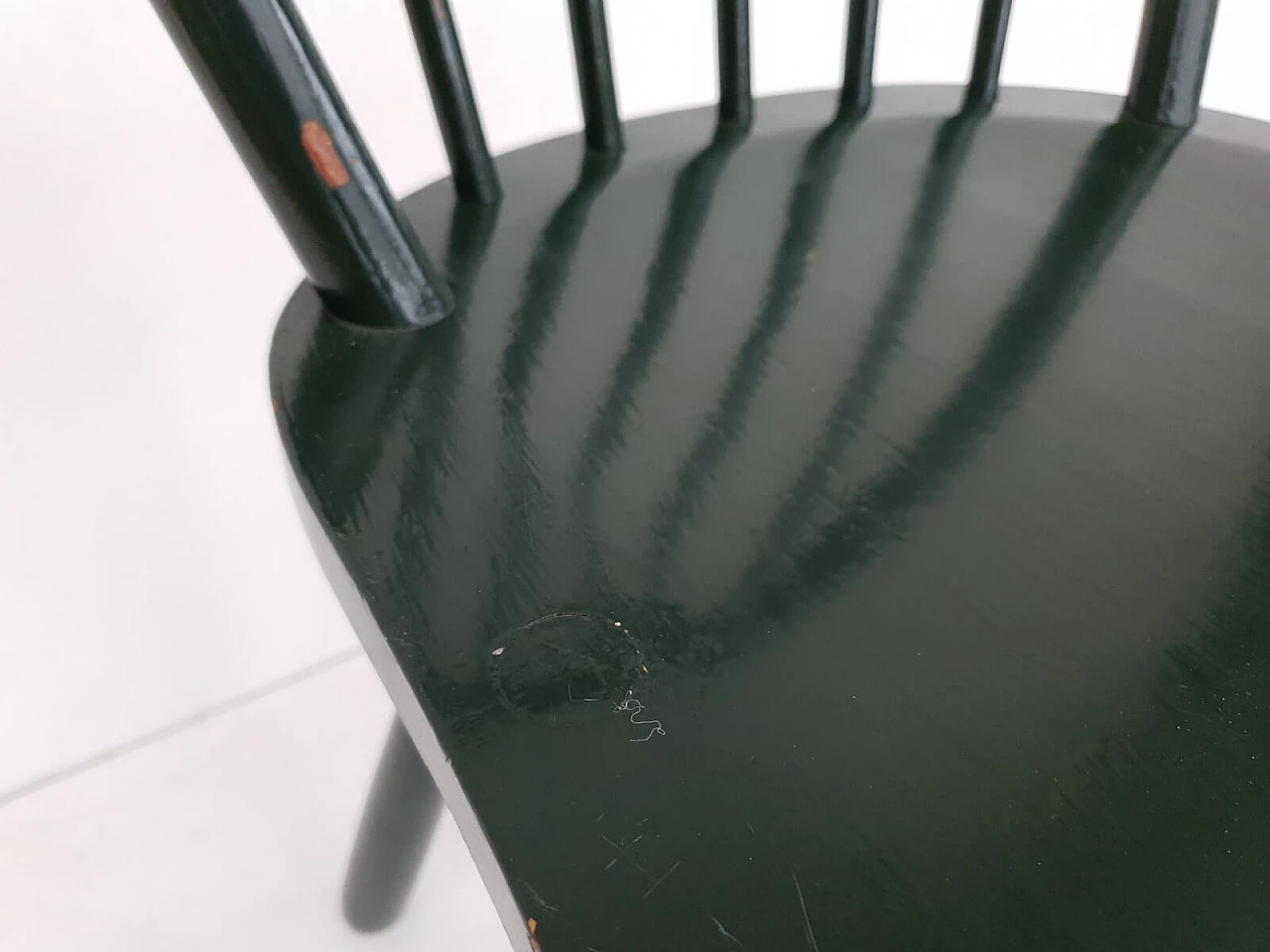 Sedia danese di Fritz Hansen , legno teak, anni '50 1079922