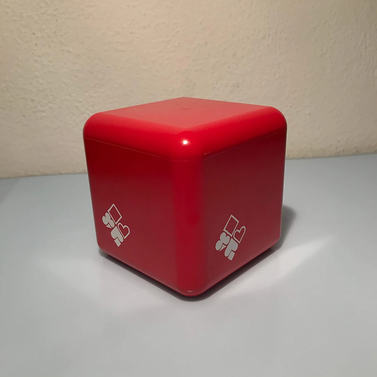 Set da poker con scatola originale rossa, anni '70 1079979