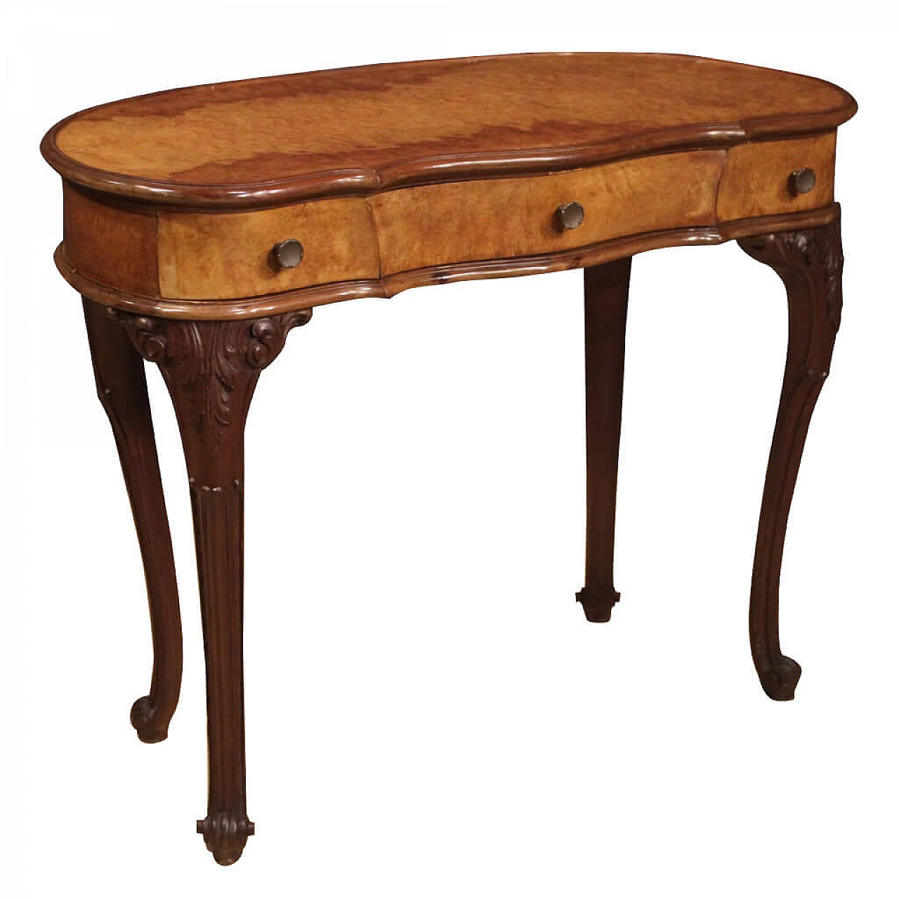 Italian desk made of elm, mahogany and beech wood 1080024