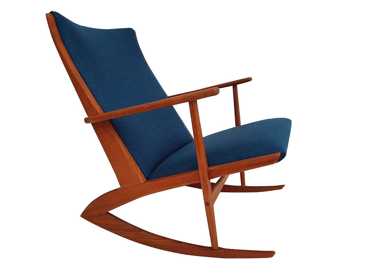 Danish rocking chair by Holger Georg Jensen, teak wood, 1960s 1080030
