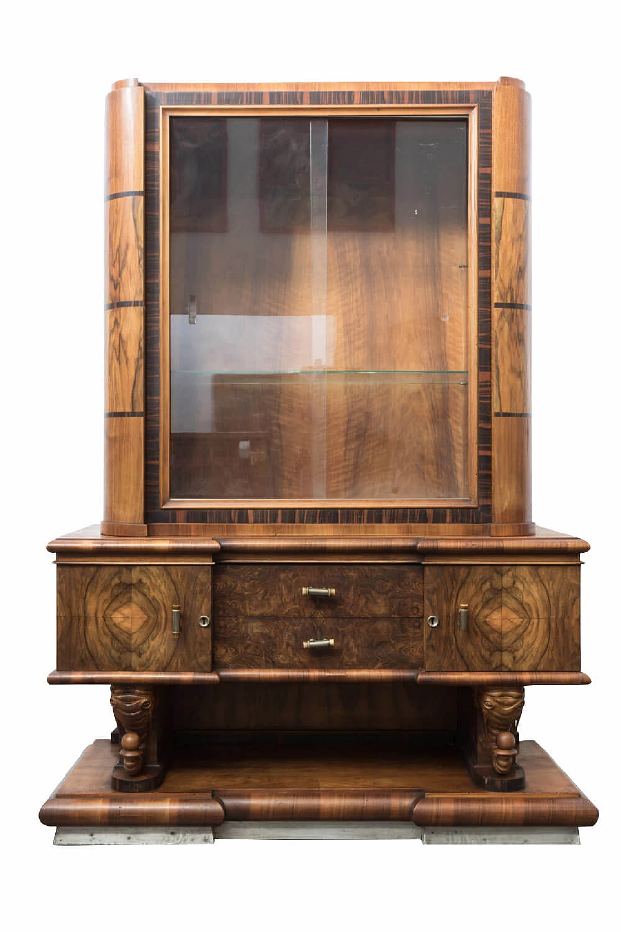 Art deco display case in rosewood, 1930s 1080178