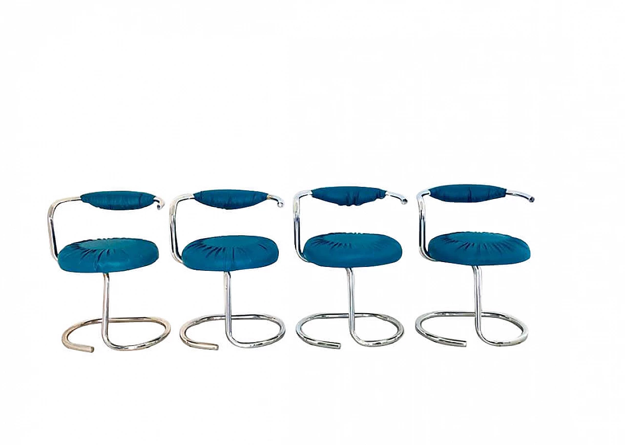 4 chairs Cobra by Giotto Stoppino, '70s 1080288
