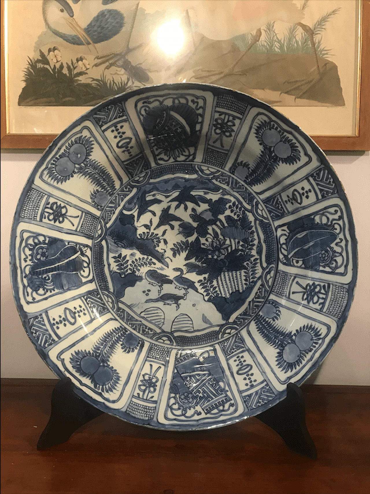 Grande piatto in porcellana Kraak,  Ming 1670 2