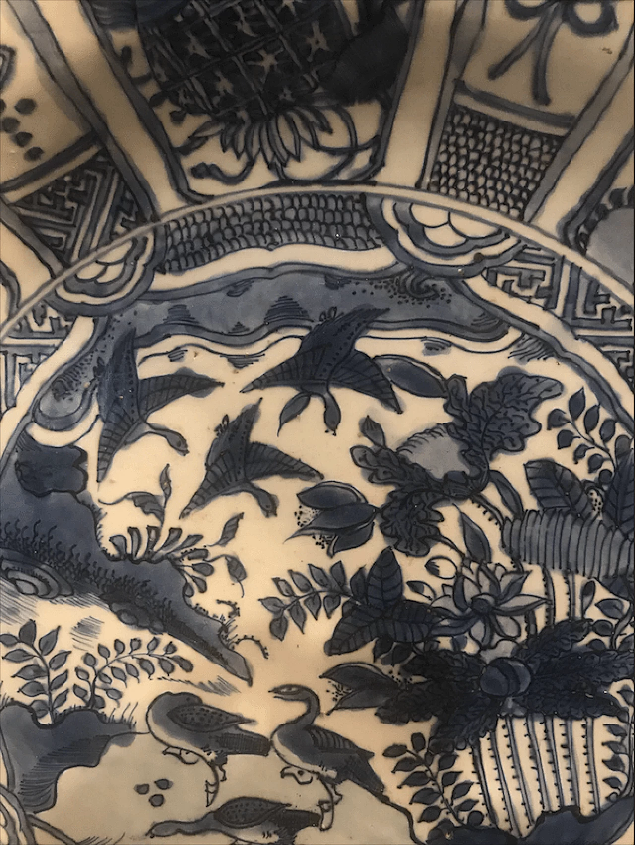 Large porcelain dish Kraak, Ming 1670 3
