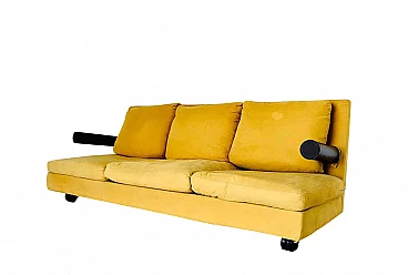Yellow sofa Baisity, by Antonio Citterio for B&B Italia, 80's