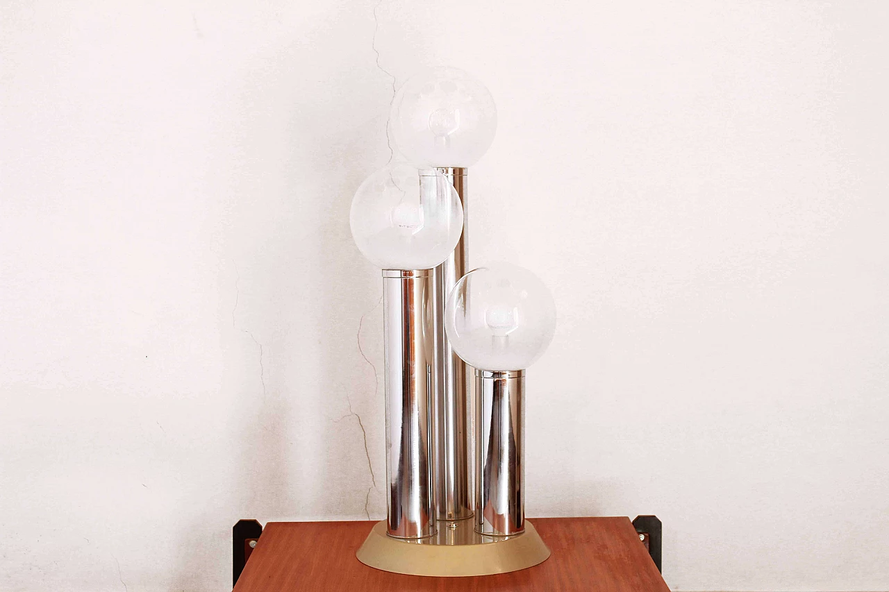 Floor lamp, 3 lights, 70s 1080597