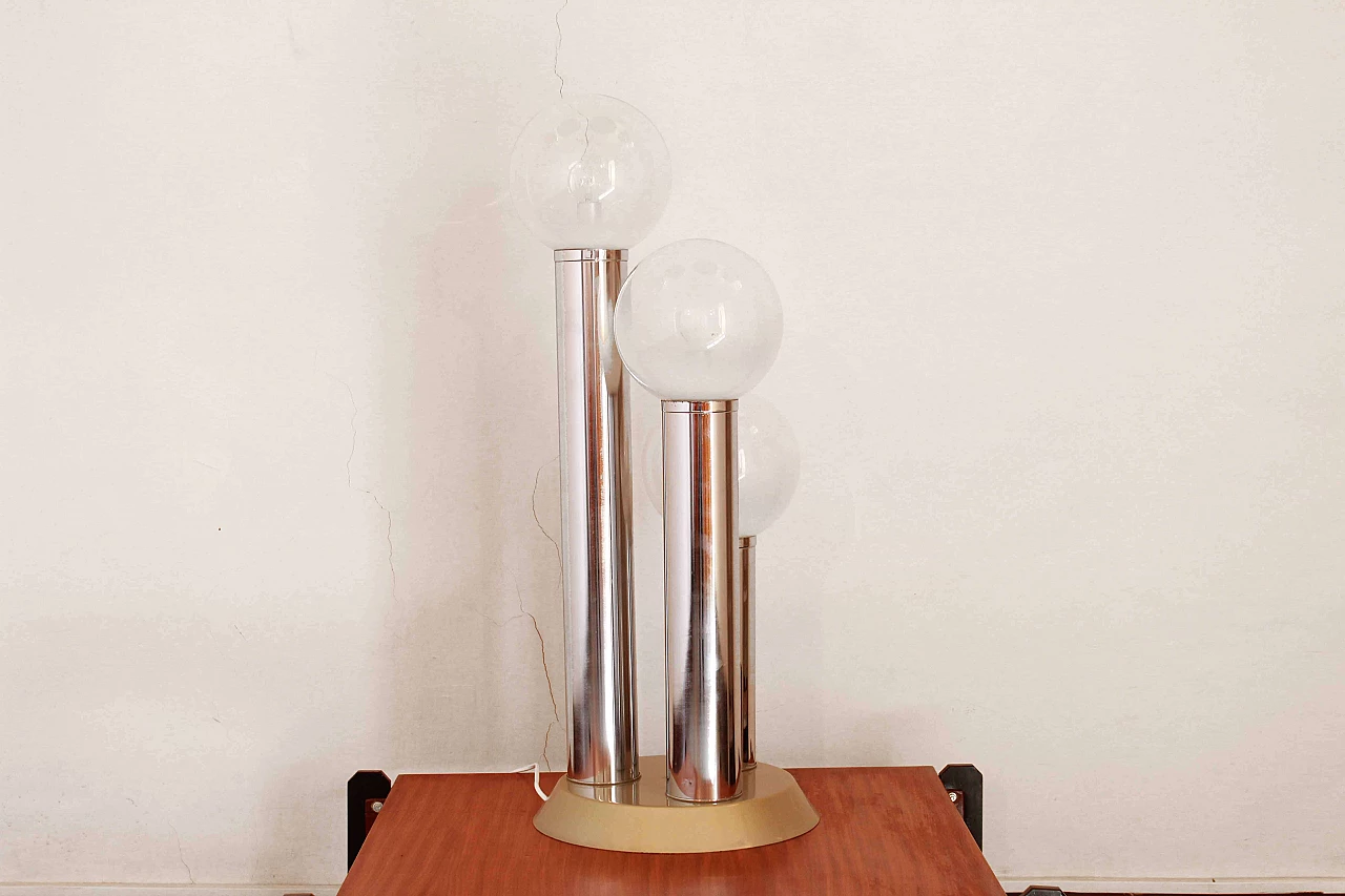 Floor lamp, 3 lights, 70s 1080598