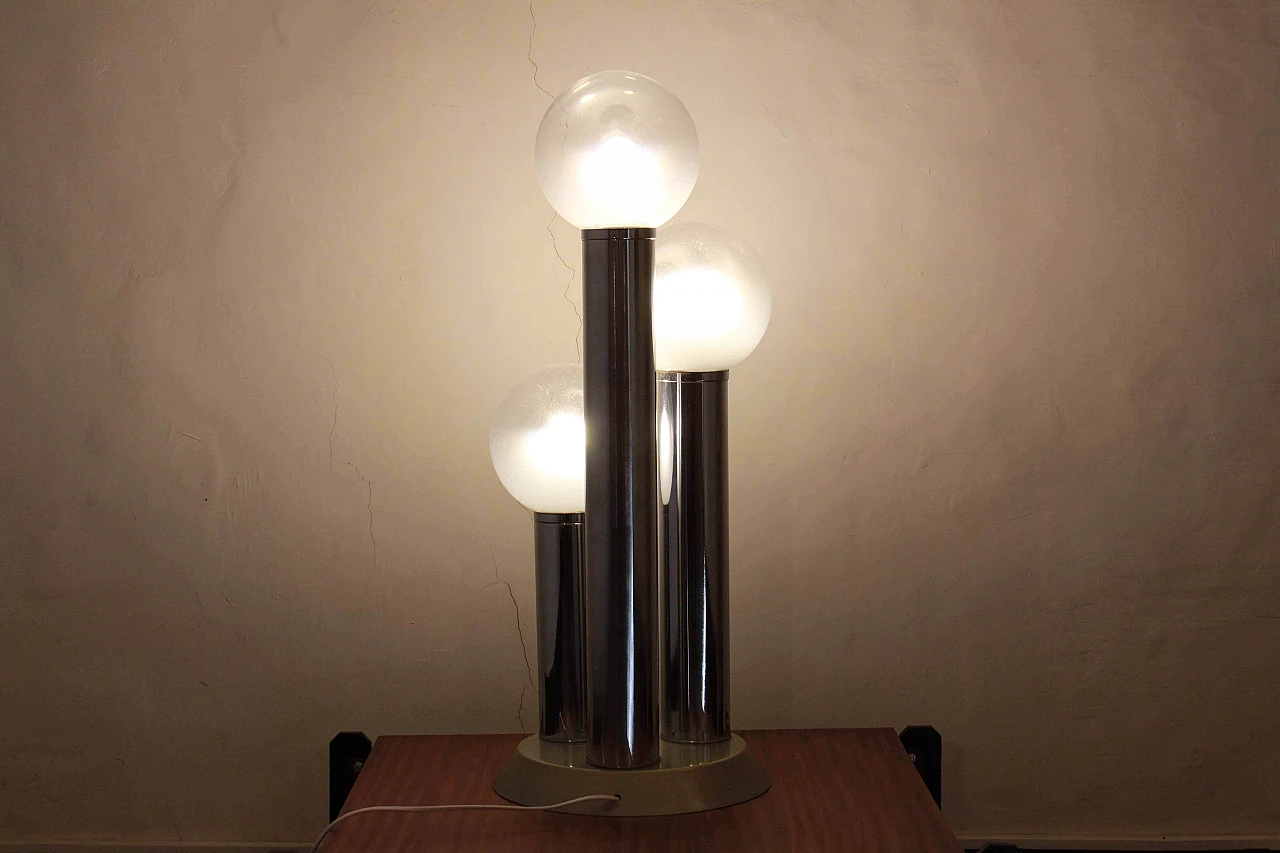 Lampada da terra, 3 luci, anni '70 1080599