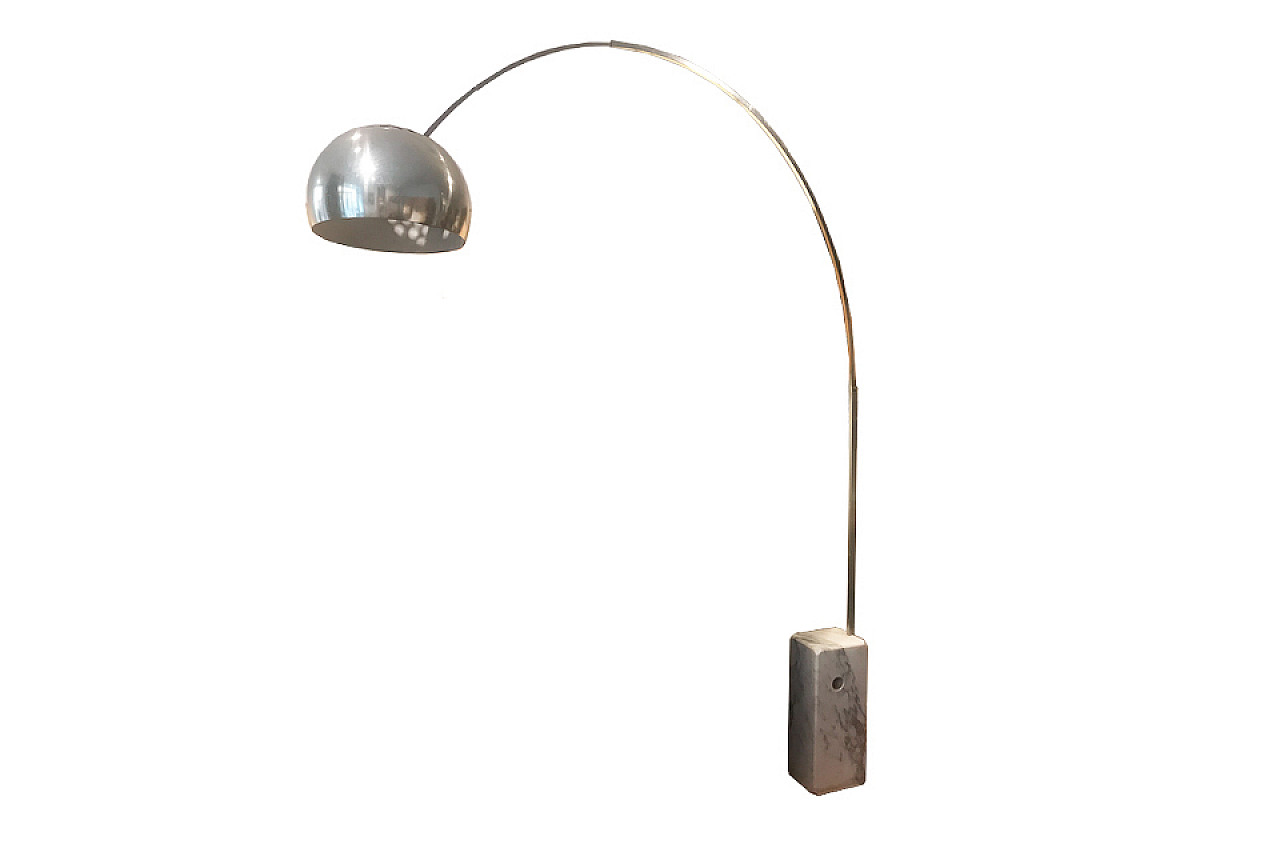 Arco floor lamp by Achille and Pier Giacomo Castiglioni for Flos, Italy, 60s 1