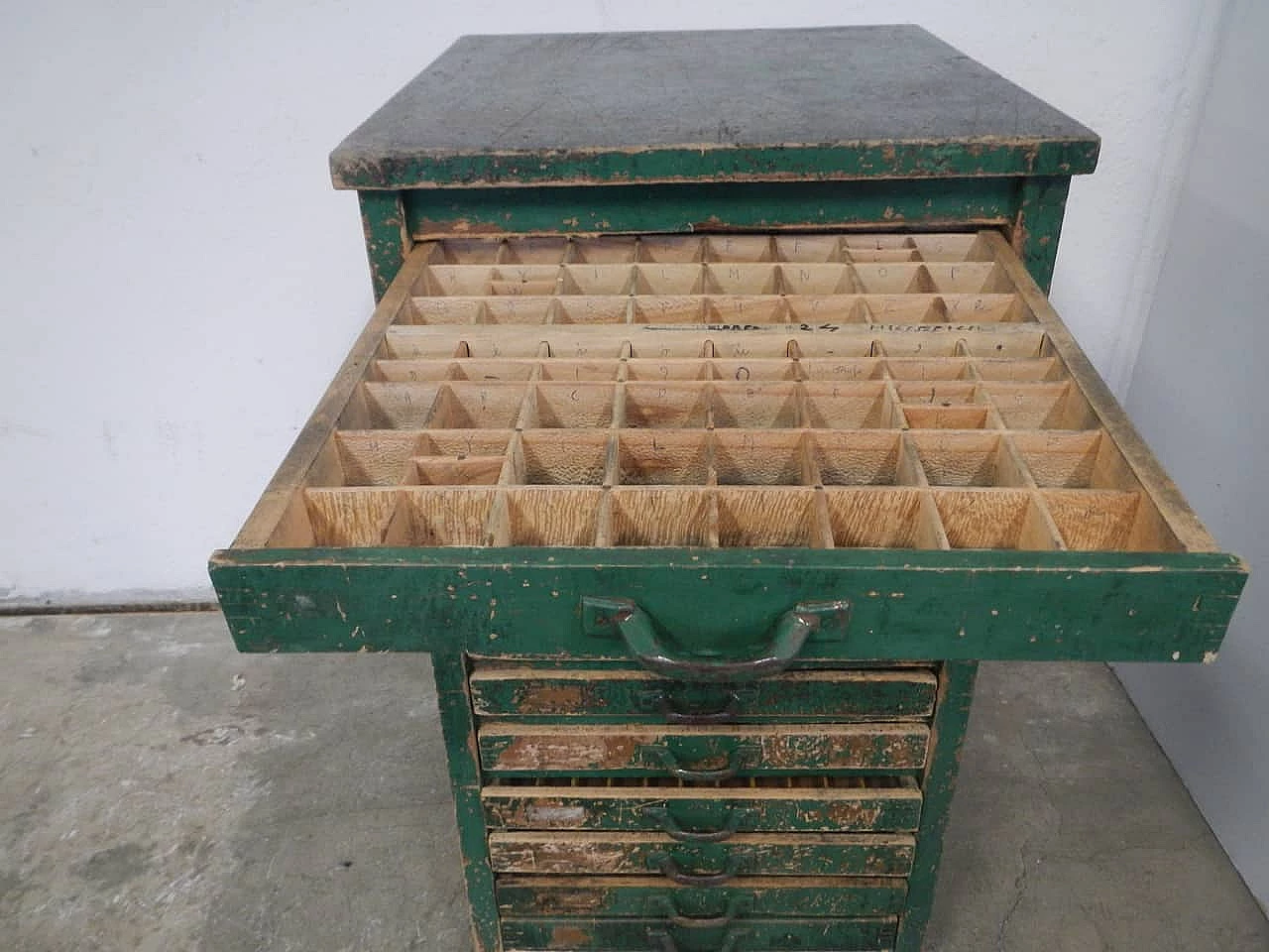 Printer's drawer unit, 1950s 1081315