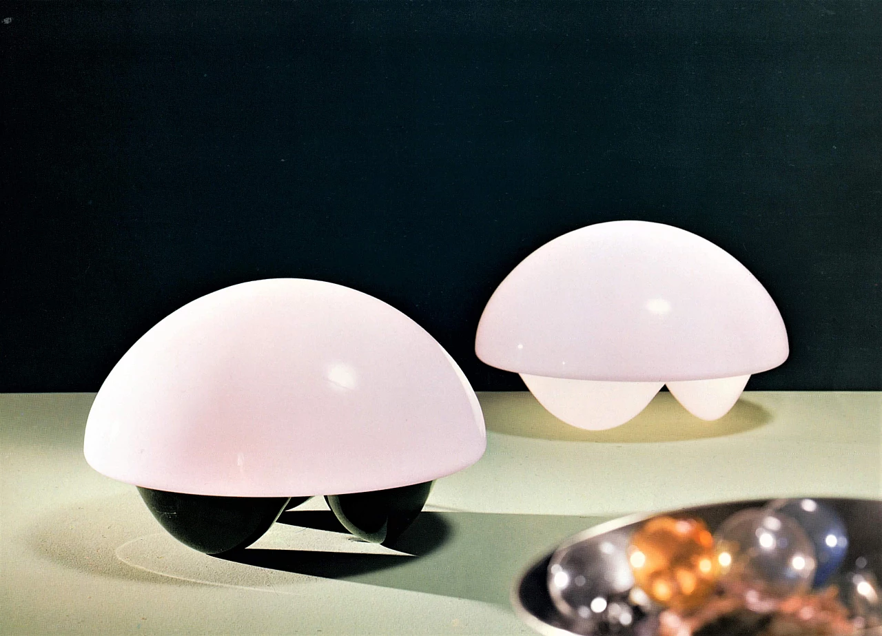 Isotta lamp by G. Gentile for Sormani in glass and thermoformed plastic, 1971 1081571