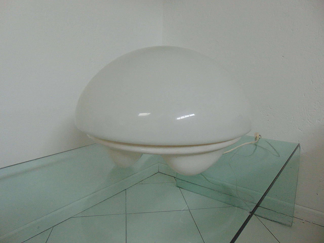 Isotta lamp by G. Gentile for Sormani in glass and thermoformed plastic, 1971 1081572