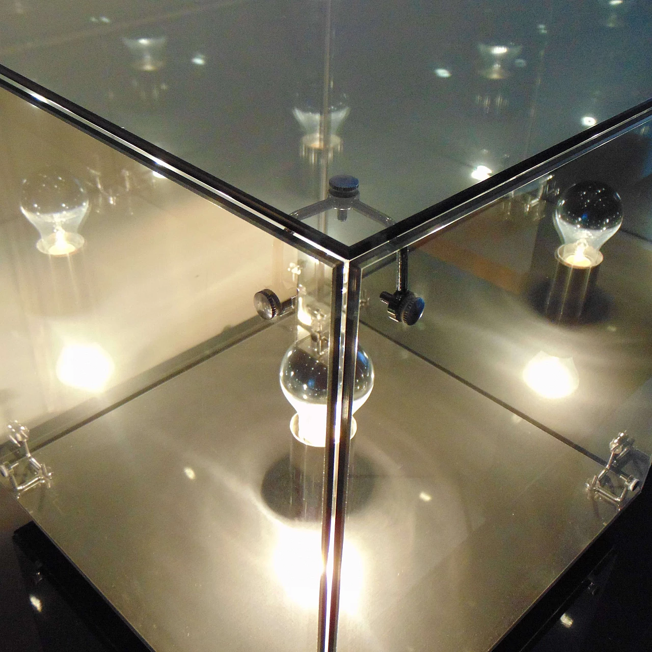 Set of 3 PRISMAR mirror lamps (1-2-3) by Studio ARDITI for Sormani Nucleo, 1971 1081628