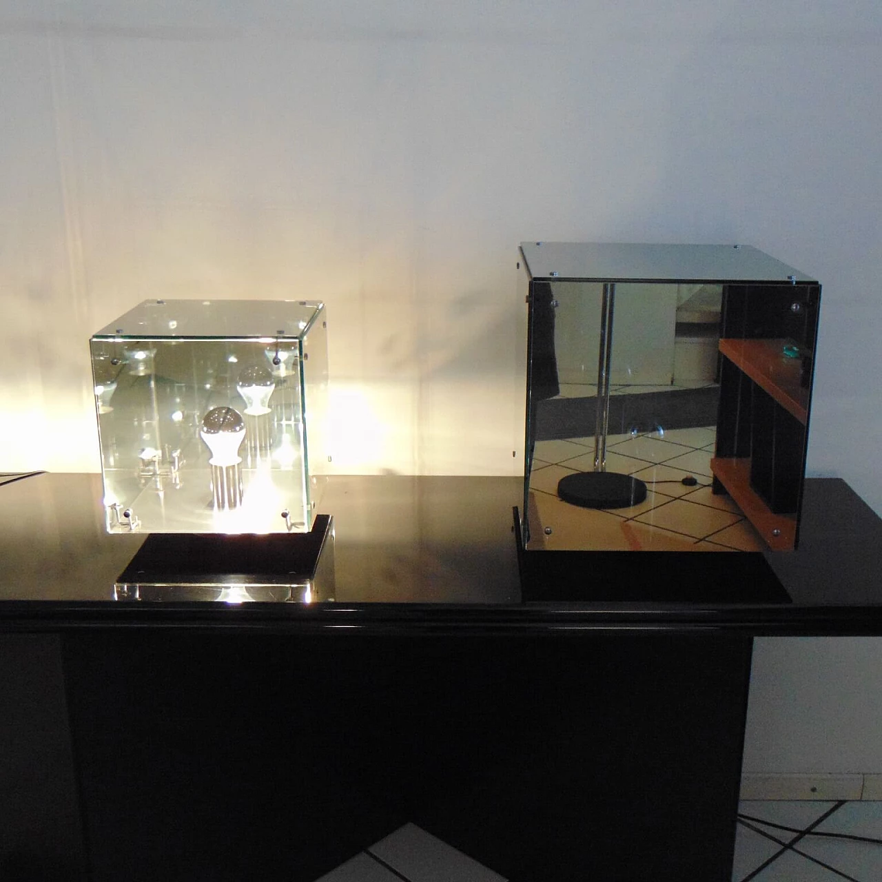 Set of 3 PRISMAR mirror lamps (1-2-3) by Studio ARDITI for Sormani Nucleo, 1971 1081635