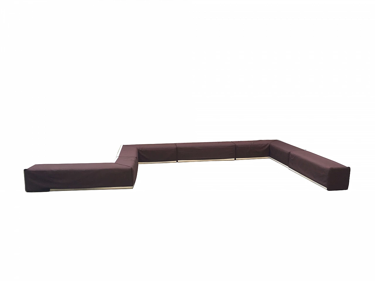 Divano componibile fatto a mano, 5 moduli, anni '70 1081750