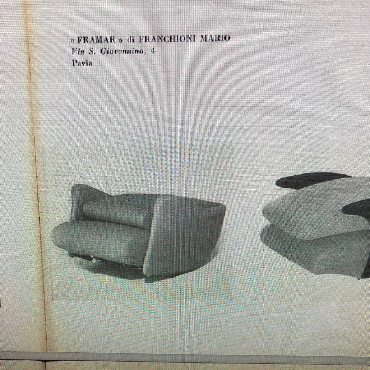 Mario Franchioni's living room set for Framar, 1950s 1082265