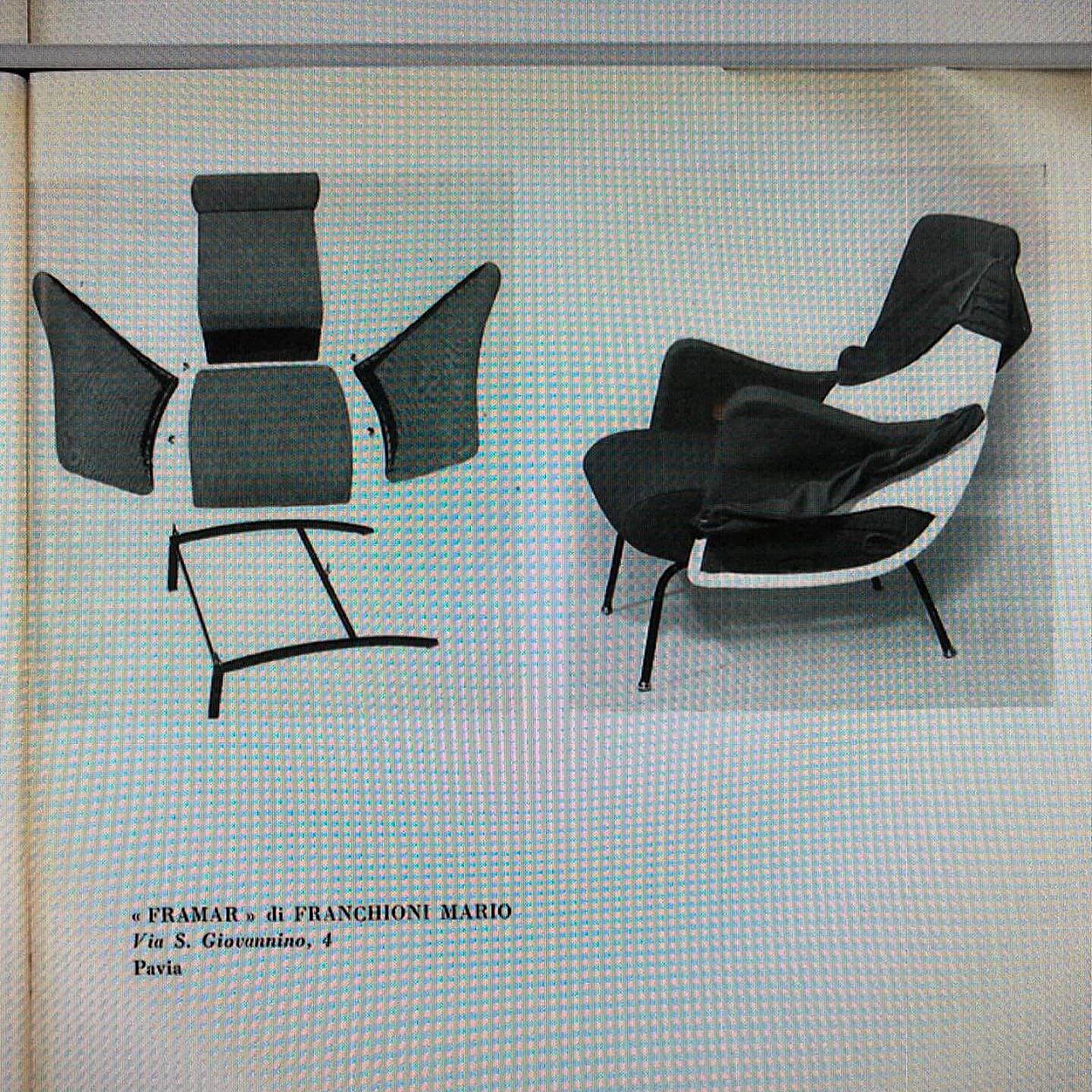 Mario Franchioni's living room set for Framar, 1950s 1082266