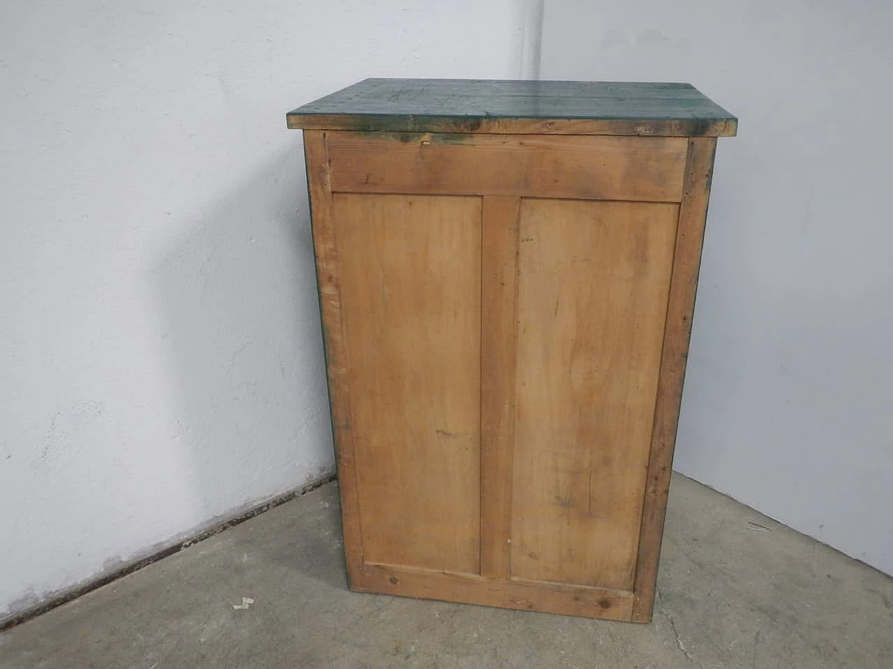 Typography green chest of drawers, Italy, 50s 1082821