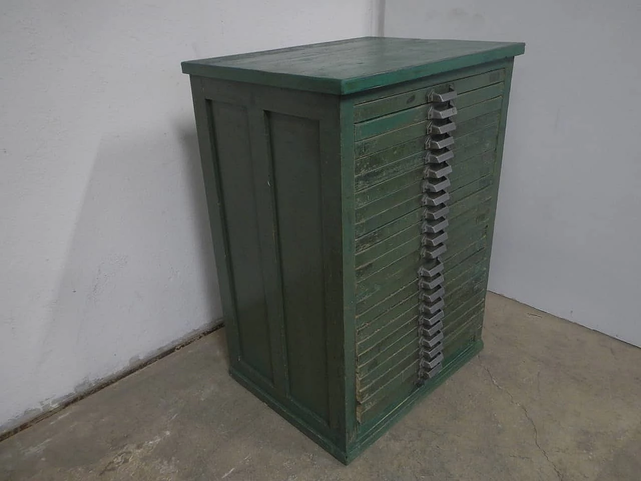Cassettiera da tipografia, anni '50 1082828