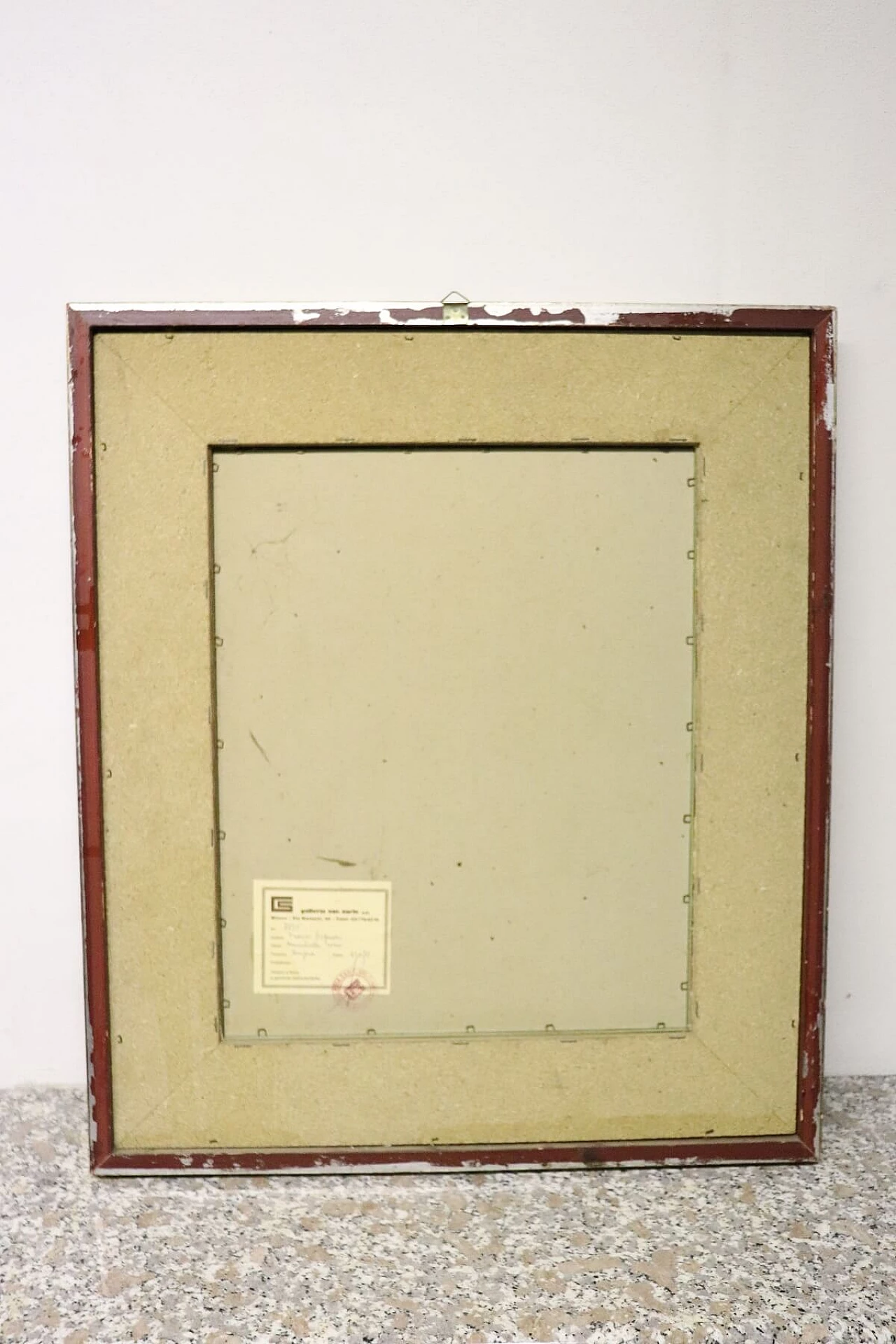 “Menestrello Rosso”, dipinto tempera su masonite di Franco Rognoni (1913-1999) 1083062