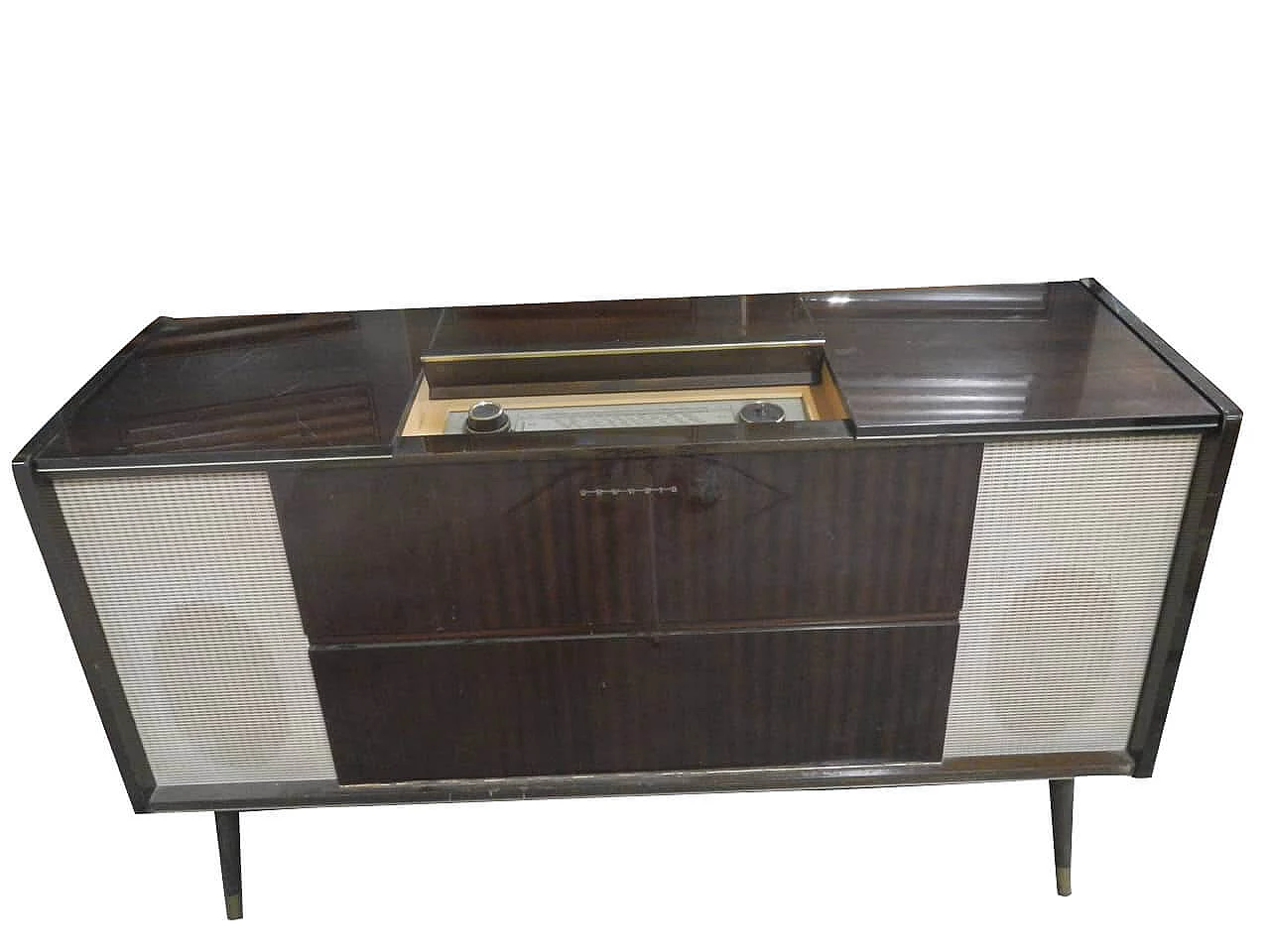 Mobile radio Grundig con giradischi, anni '60 1084262