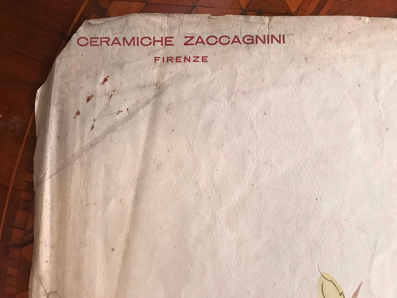 Acquerello preparatorio Ceramiche Zaccagnini, fagiano 5
