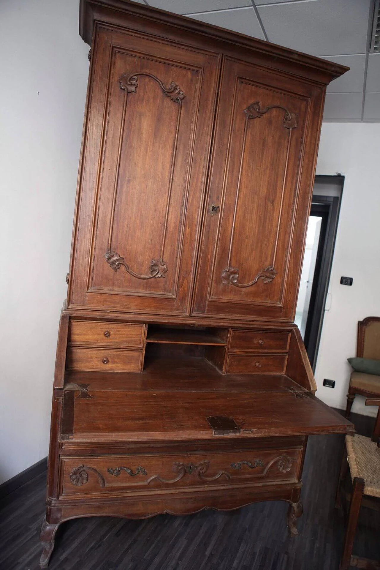 Genoese poplar trumeau, 18th century 3