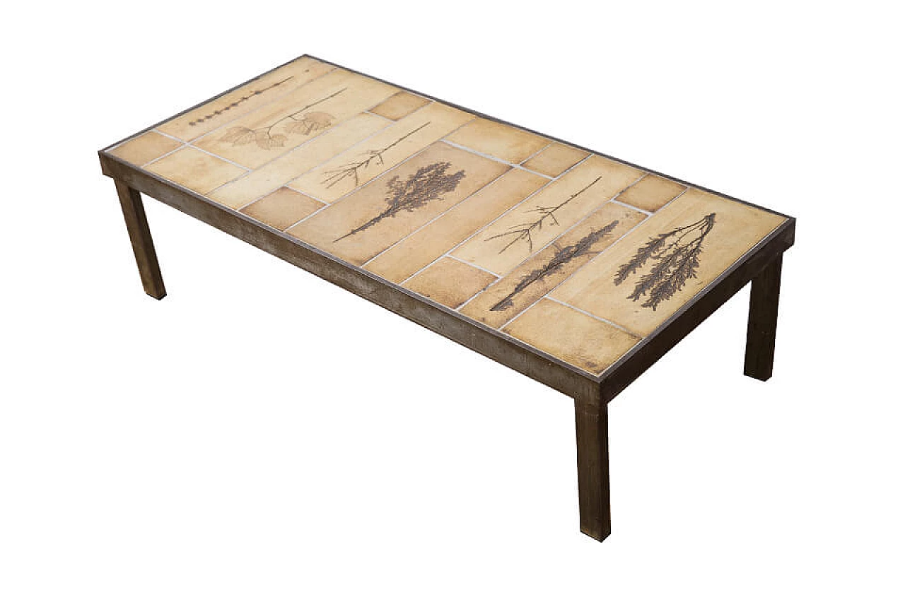 Garrigue coffee table, by Roger Capron, 60's 1