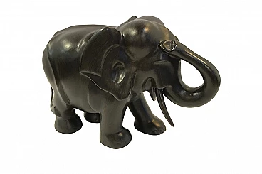 Elefante in ceramica di Faiencerie de Charolles anni '70