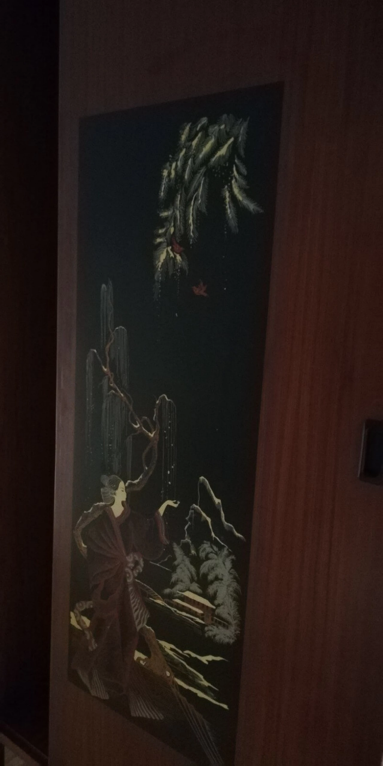 Japanese themed coat rack from the '60s 5