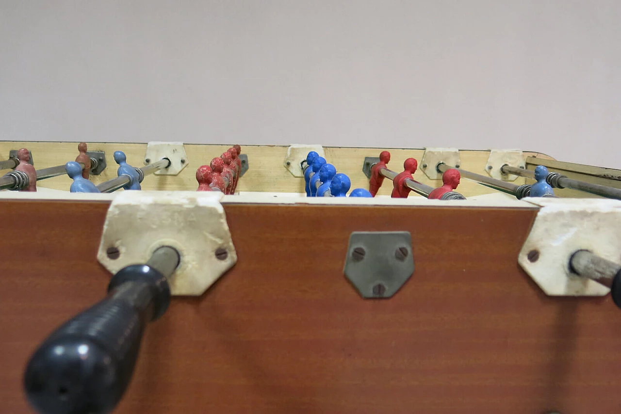 Tavolo da calcetto gioco balilla Fasna, anni '70 5