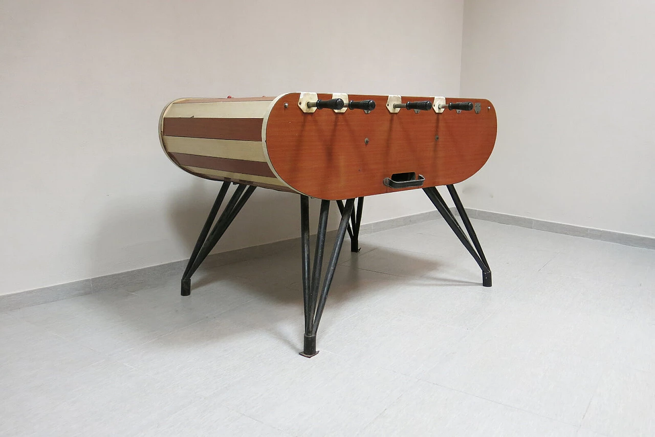 Tavolo da calcetto gioco balilla Fasna, anni '70 3