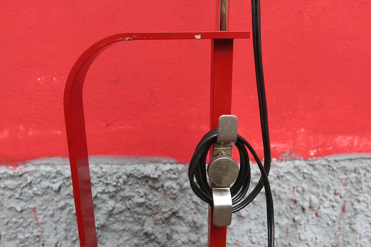 Red "Toio" floor lamp by A. P. Castiglioni for Flos 1050785
