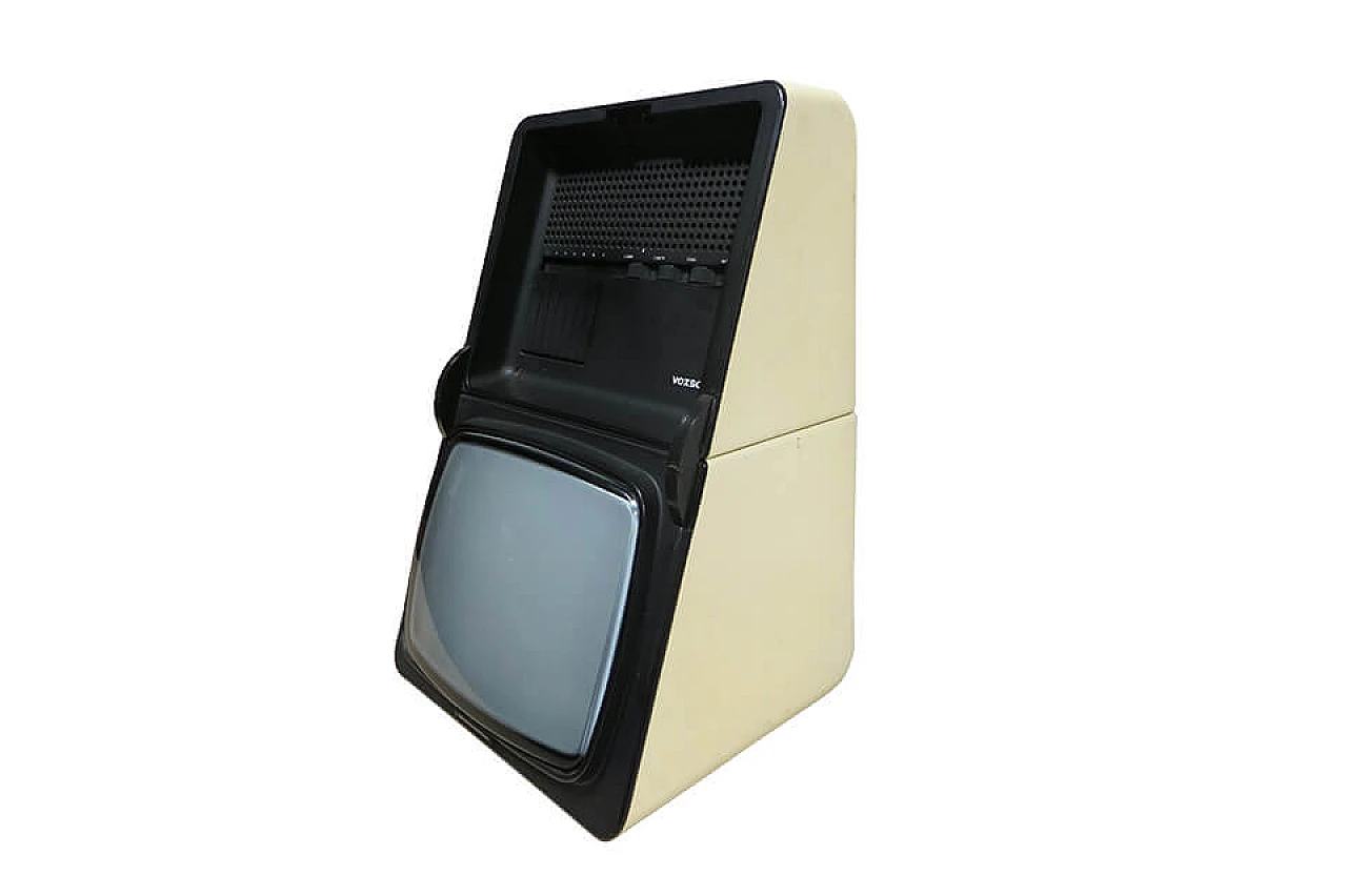 Televisore "T1128 Ostrica" di R. Bonetto per Voxson anni '70 1
