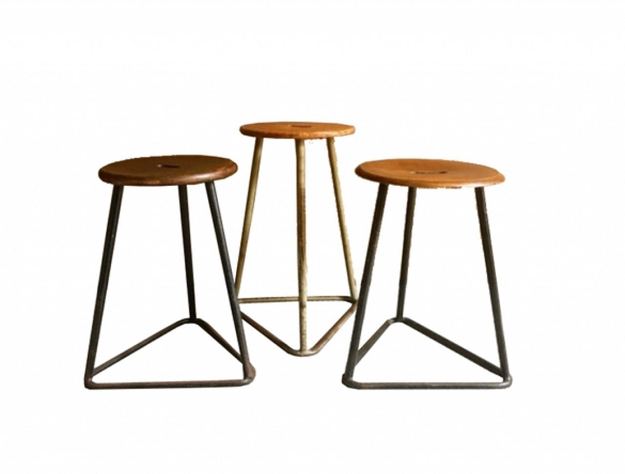 Set of industrial stools '60s 1