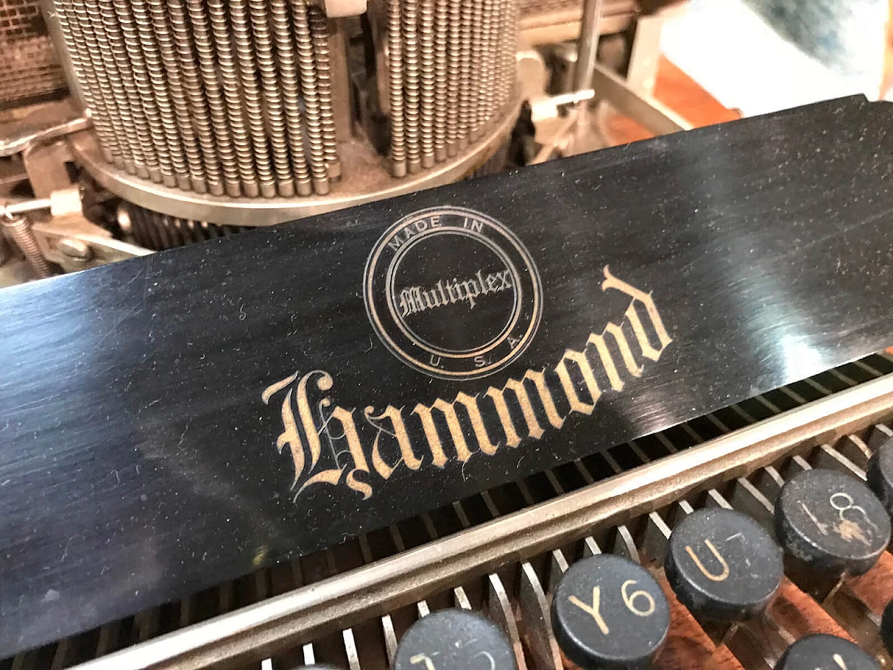 Macchina da scrivere americana "Multiplex" per Hammond 5