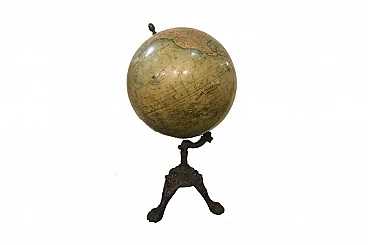 French terrestrial globe by J. Lebegue & Cie, Paris