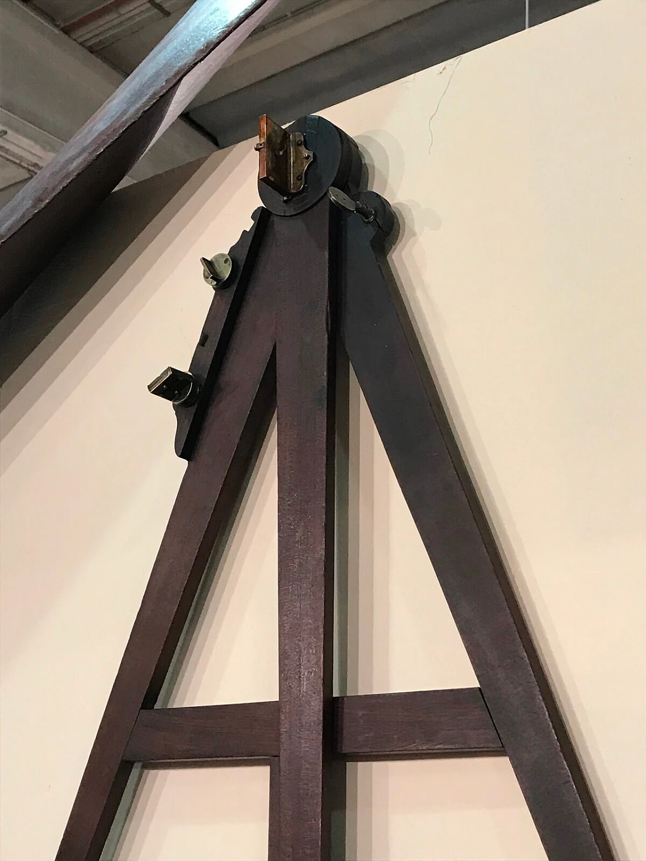 Antique wooden dial, original 18th century 3