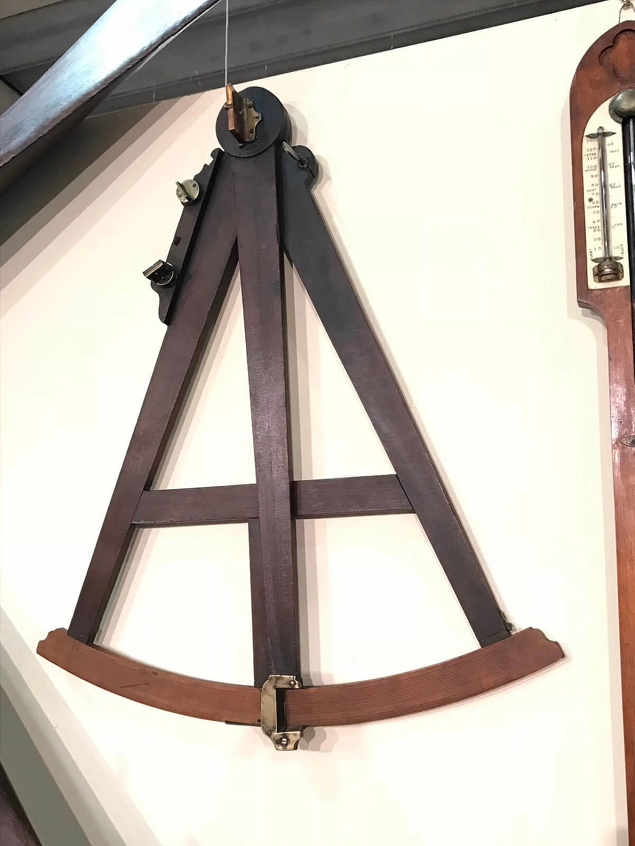 Antique wooden dial, original 18th century 2