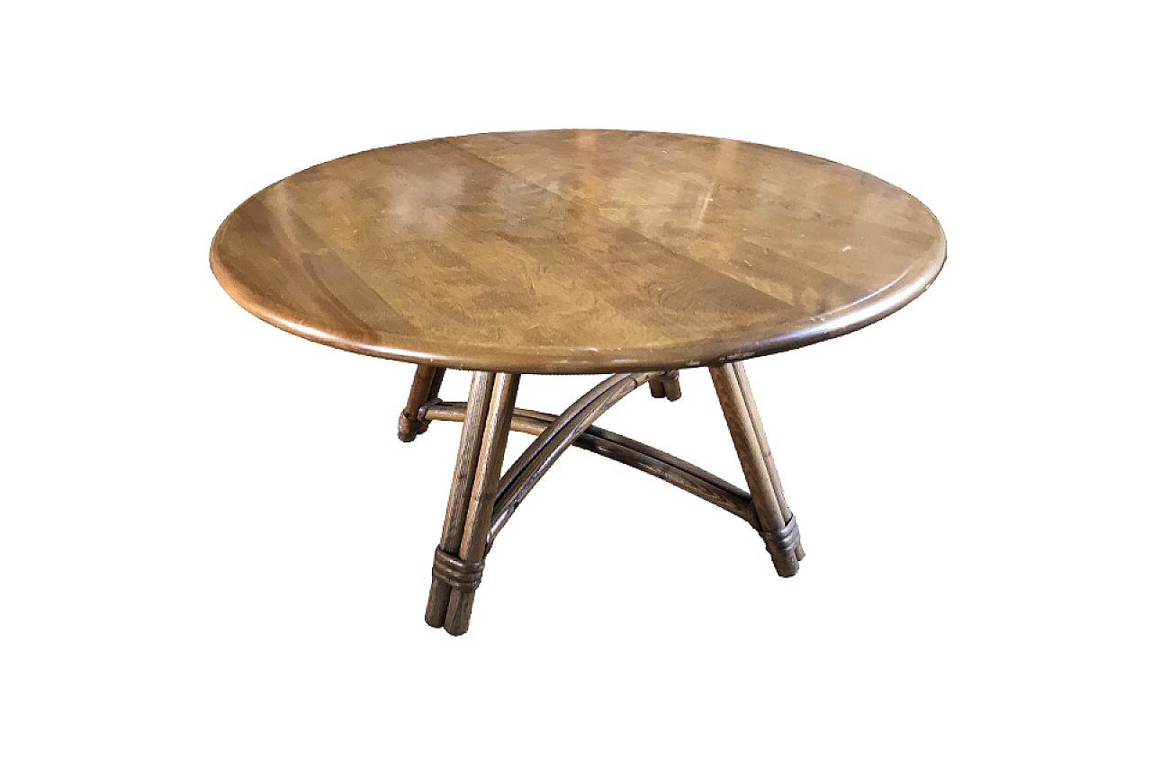 Round swivel coffee table H. Wakefield "Ashcroft", '50s 1